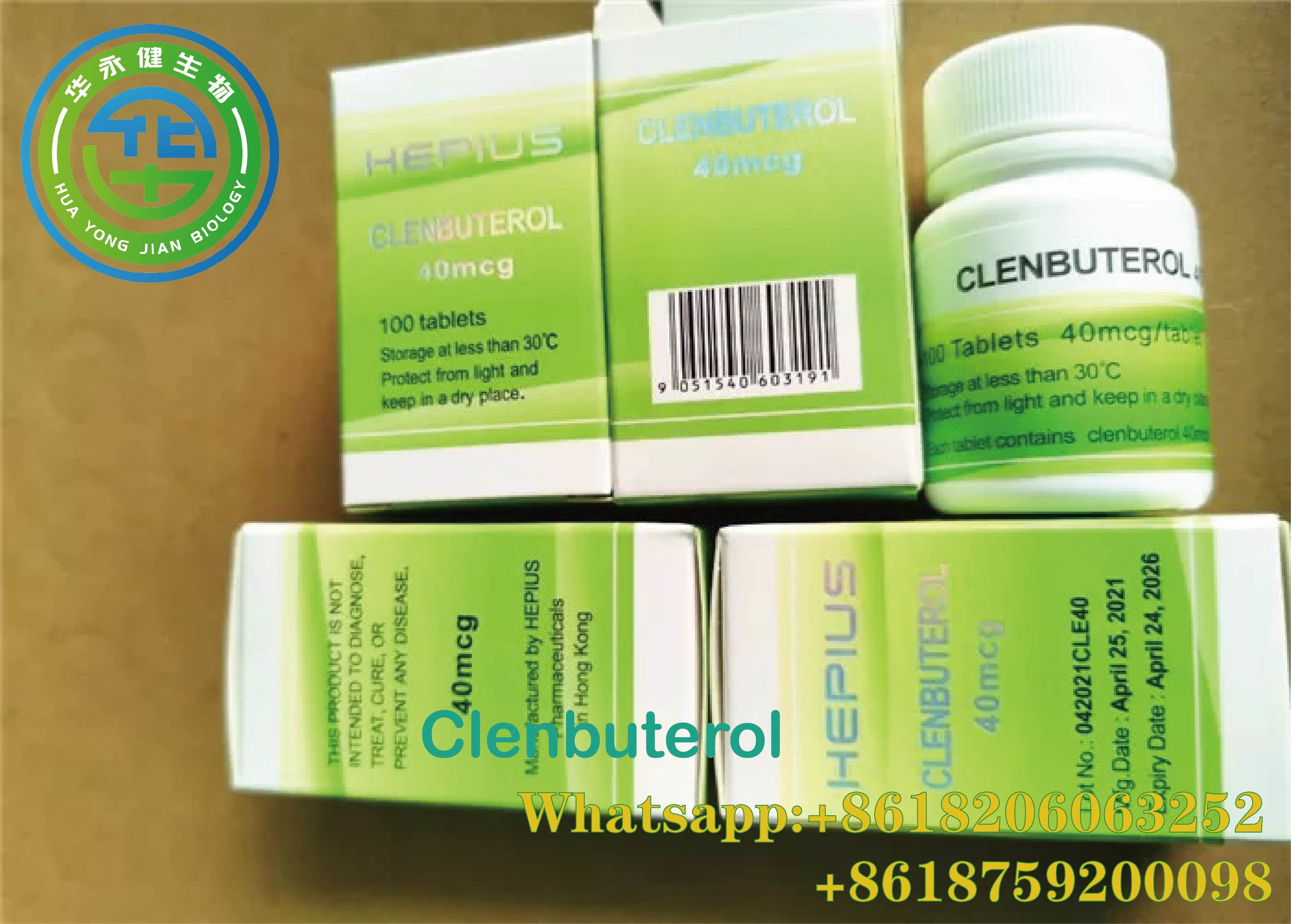 Wholesale anabolic Tablets Steroids cycle clenbuterol oral steroid 40mcgx100/bottle Cas 37148-27-9 from china suppliers