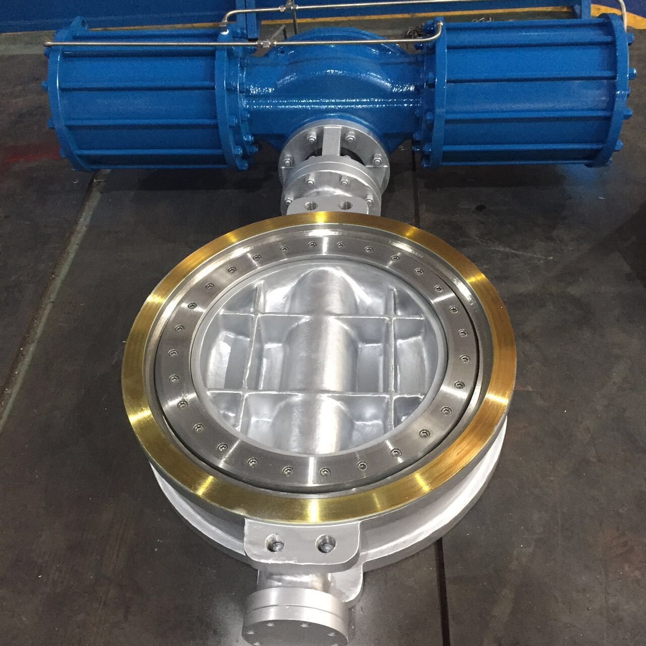 Wholesale Metal Seal API609 Butterfly Valve Triple Eccentric 150-600lb , Zearo Sealing from china suppliers
