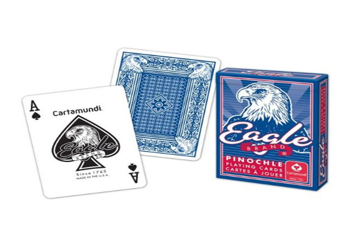 Bilingual Cartamundi Eagle Marked Poker Playing Cards For Cheating / Magic Tricks