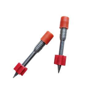 Wholesale Steel  Powder Actuated Fasteners M1/4"-14UNC Thread Drive Pins With Cap from china suppliers