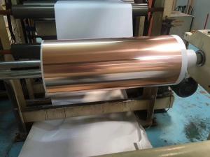 Wholesale 10 Micron Copper Foil Sheet Roll , Double - Shiny Pure Copper Foil for Lithium Battery from china suppliers