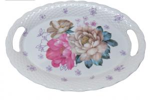 Wholesale Customized Design 18 Inch Melamine Serving Tray Tableware Break Resistant from china suppliers