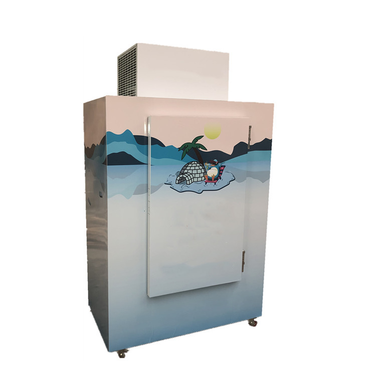 Wholesale Upright Commercial Ice Freezer Auto Defrost Fan Cooling Ice Stroage from china suppliers