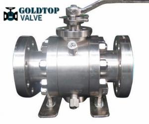 Wholesale ASTM Antistatic Trunnion Mounted Full Bore Ball Valve Class 150 from china suppliers