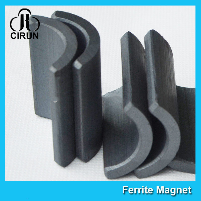 Wholesale Y30 Grade Permanent Ferrite Arc Magnet For DC Motor Multipurpose Use from china suppliers