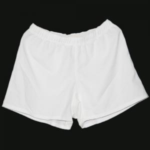 Wholesale 100% Polyester Poplin Gym Training Shorts White Color Improve Blood Circulation from china suppliers