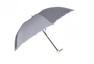 Wholesale 6 Ribs Super Mini Grey Manual Open Umbrella Plastic Cap Water Repellent Fabric from china suppliers