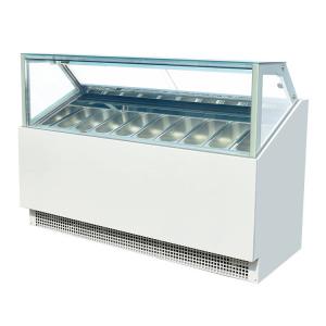 Wholesale High Effieciency Italian Gelato Ice Cream Show Case Freezers with CE from china suppliers