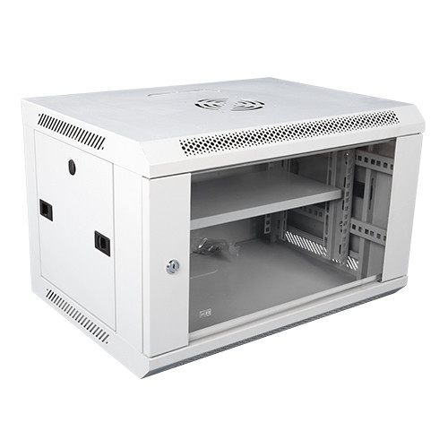 Wholesale Wall Mount Locking Server Small Network Cabinet Mobile Server Rack In White from china suppliers