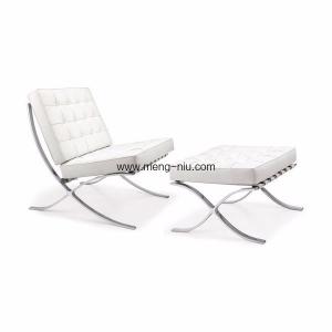 New design Modern Classic Home Office Furniture Stainless Steel Barcelona Lounge Chair