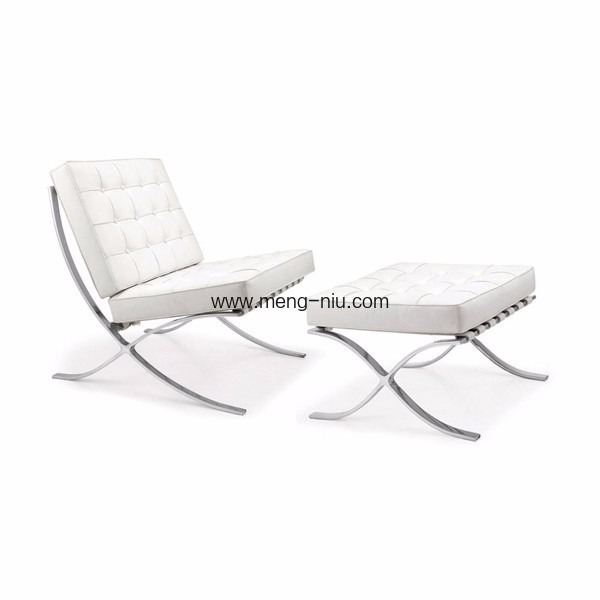 Quality New design Modern Classic Home Office Furniture Stainless Steel Barcelona Lounge Chair for sale