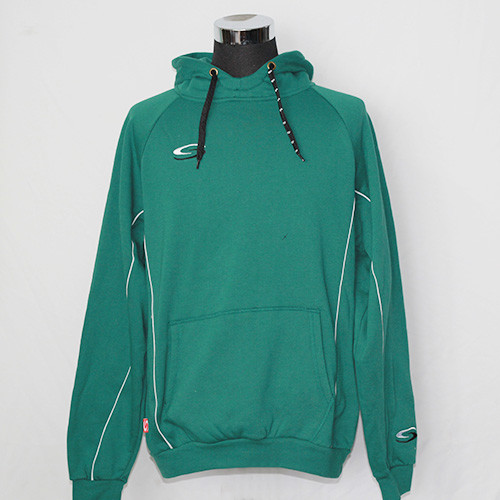 Wholesale Green Hooded Sweatshirt Jacket 65% Polyester 35% Cotton Brand Logo On The Left Chest from china suppliers