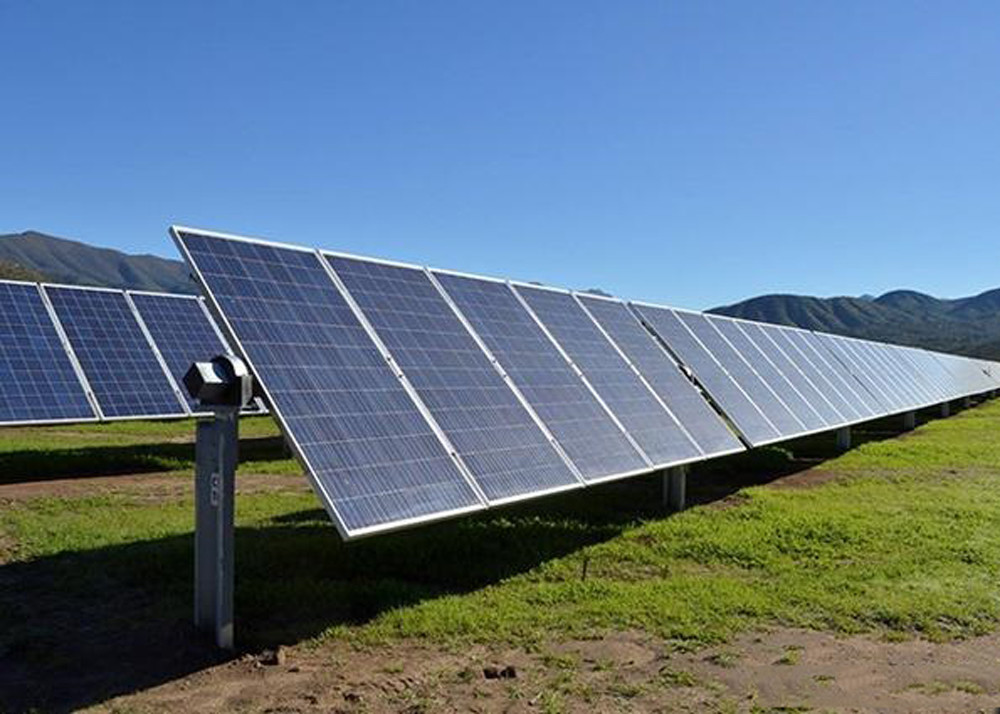 Custom Single Axis Solar Tracker Solar Panel Sun Tracking System