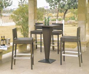 Wholesale Outdoor rattan wine bar set-16078 from china suppliers