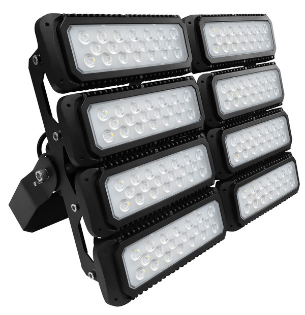 Wholesale 600W 155lm/W Outdoor LED Flood Lights With 10 Years Warranty , Black Color Body , Professional Beam Angle from china suppliers