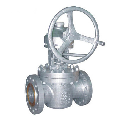 Wholesale 4 Inch API 6D Plug Valve , Class 600 Gear Operated Valves PN100 Butt Welded from china suppliers