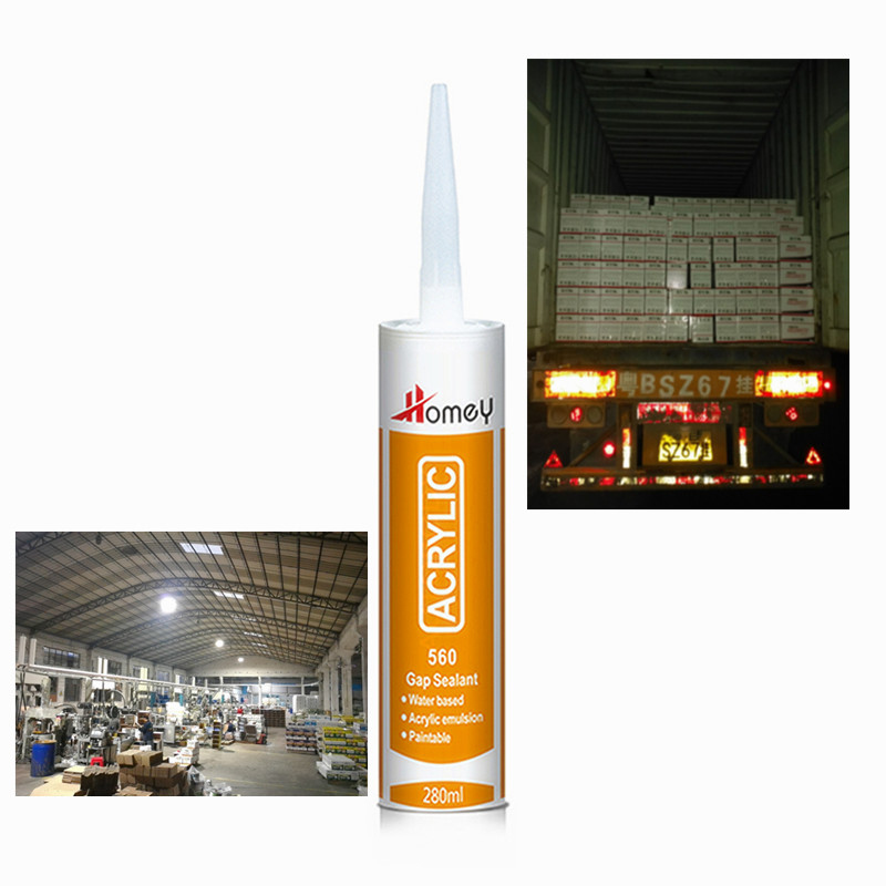 Wholesale Mildew Resistance Paintable Sealant Water Based With Excellent Adhesion / 280ml Acrylic Silicone Sealant from china suppliers