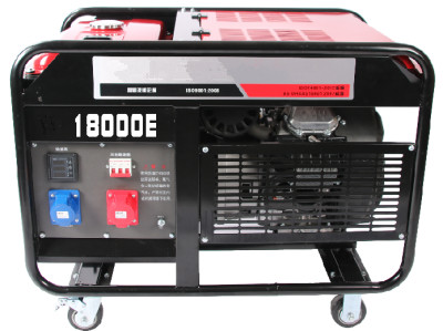 Wholesale Double Cylinders 12kw 15kva Portable Gasoline Generators Air Cooled 380V from china suppliers
