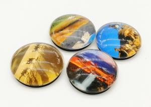 Wholesale Eco Friendly Round Refrigerator Magnets 40mm / 50mm Exclusive Artwork Design from china suppliers