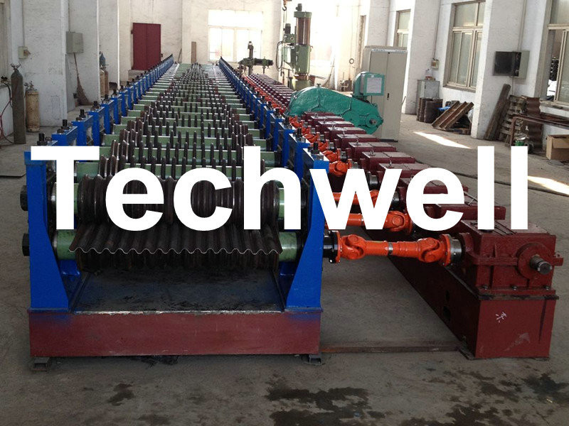 Wholesale Automatic 4 - 8m/min Galvanized Steel Silo Corrugated Wall Sheet Roll Forming Machine from china suppliers