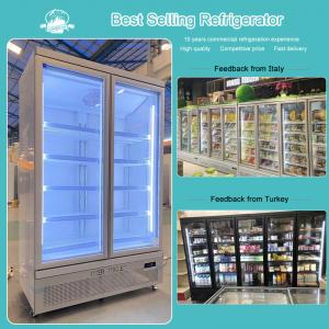 Wholesale Supermarket Beverage Upright Showcase Chiller Soft Drink Cooler from china suppliers