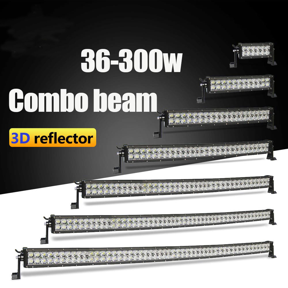 Buy cheap Offroad 3D Reflector 288W 300W Dual Row Offroad 50 Inch Led Light Bar For 4wd from wholesalers