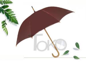 Wholesale 23 Inch Walking Stick Umbrella , Gentleman'S Umbrella Wooden Handle Auto Open from china suppliers