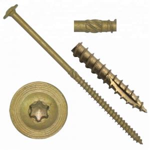 Wholesale Straw Rope Nail Construction Wood Screws Wafer Head Chipboard U Double Thread T17 from china suppliers