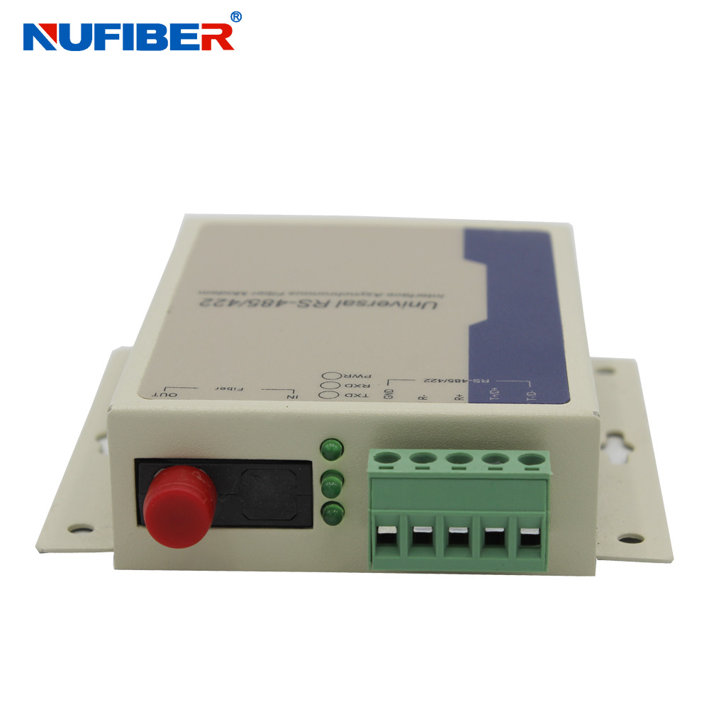 RS485 Rs422 To Fiber Converter SM Bidi 20km Support 5V DC power input for sale