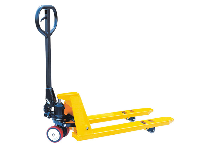 Wholesale Portable Mini Hand Pallet Truck Light Service Weight 35kg Yellow Color from china suppliers