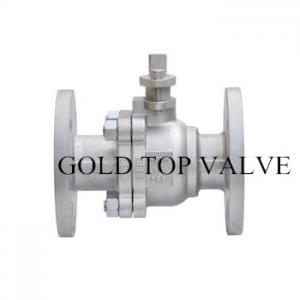 Wholesale JIS 10k Flange 2PC Stainless Steel Floating Ball Valve from china suppliers