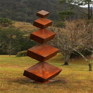 Wholesale Contemporary Corten Steel Sculpture Art Tree 200mm - 3500mm Easy To Clean from china suppliers