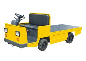 Wholesale Battery Driven Electric Platform Truck , Customized Surface 4 Wheel Platform Truck from china suppliers