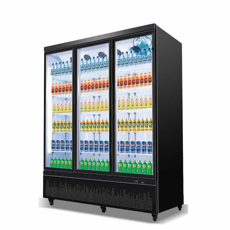 Wholesale Comercial Supermarket Glass Door Beer Cold Drink Display Fridge Refrigerator from china suppliers