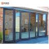 Buy cheap Transparent Aluminum Folding Doors 6 Foot Panel Lowes Sliding French Exterior from wholesalers