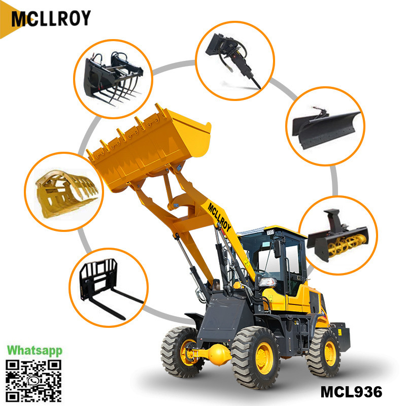 Wholesale Compact Articulated Mini Loader Mcl936 Zl936 Rate Load 1800kg Dump Height 3.5m from china suppliers