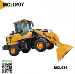 Wholesale Hydraulic Mini Front Wheel Loader MCL936 ZL936 YN4100 Supercharged 65kw 2400rpm from china suppliers