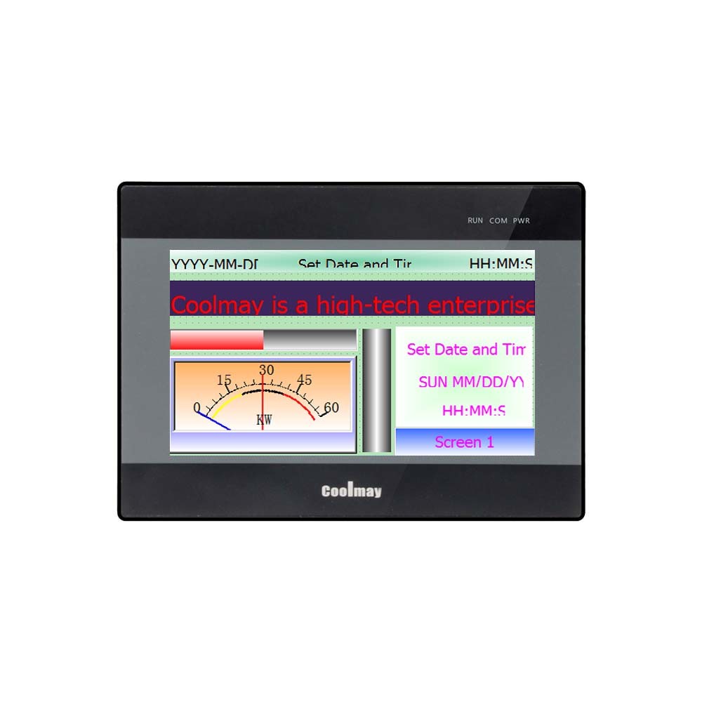 Wholesale 24vdc Input PLC Industrial Touch Screen 7 Inch TFT 32K Step Program from china suppliers