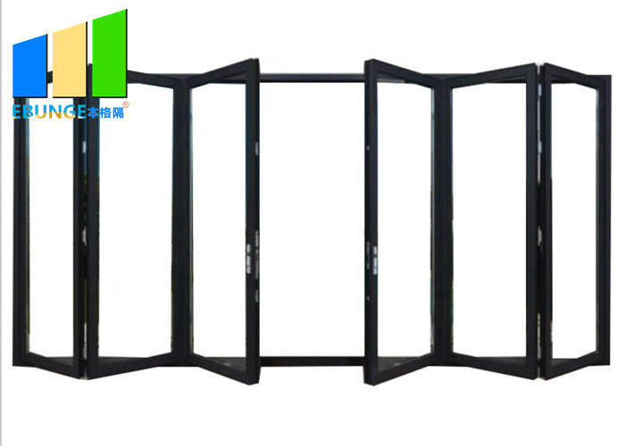 Wholesale Thermal Break Double Glass Aluminium Folding Patio Glass Door For Meeting Room from china suppliers