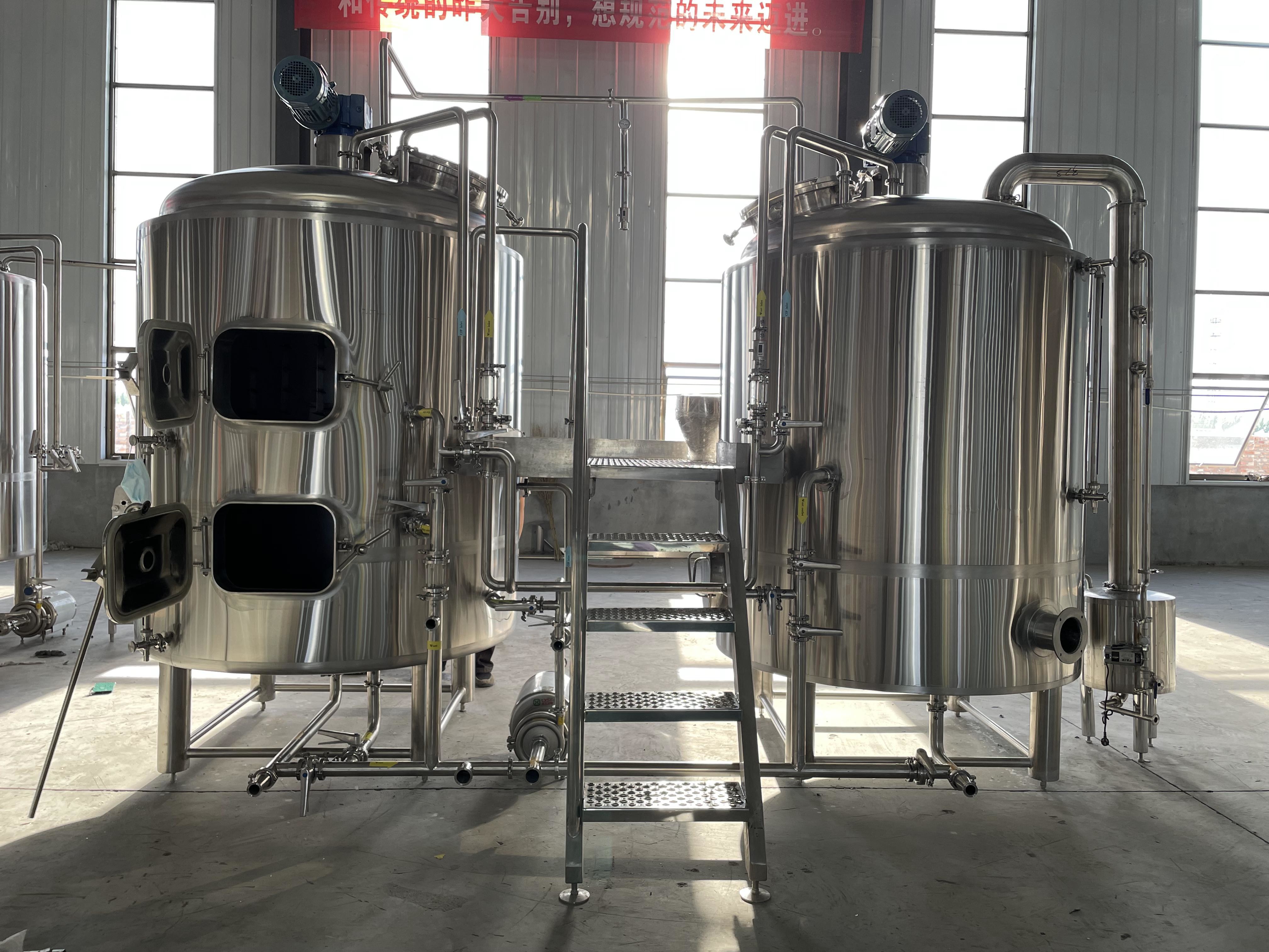 Wholesale 10HL micro beer equipment turnkey bbrewery with direct fire heating from china suppliers