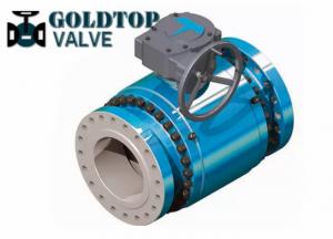 Wholesale SPLIT BODY BALL VALVE DIN&amp;ANSI ,JIS STANDARD ,ANTISTATIC DEVICE ,TRUNNION MOUNTED BALL VALVE ,RTJ FLANGE ,GEAR OPERATE from china suppliers