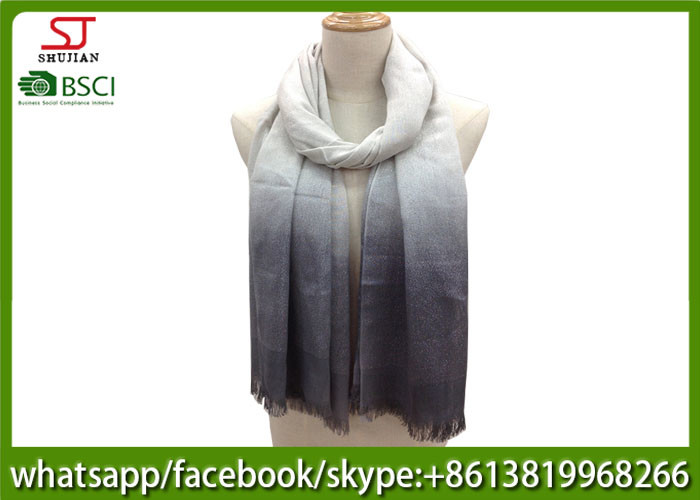 Buy cheap Chinese factory frayed ombre lightweight scarf 100% Viscose 70*180cm spring from wholesalers