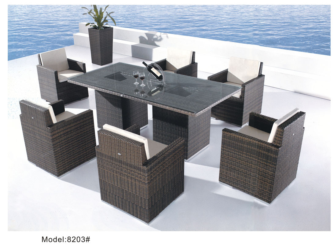 Wholesale garden furniture dining set -8023 from china suppliers