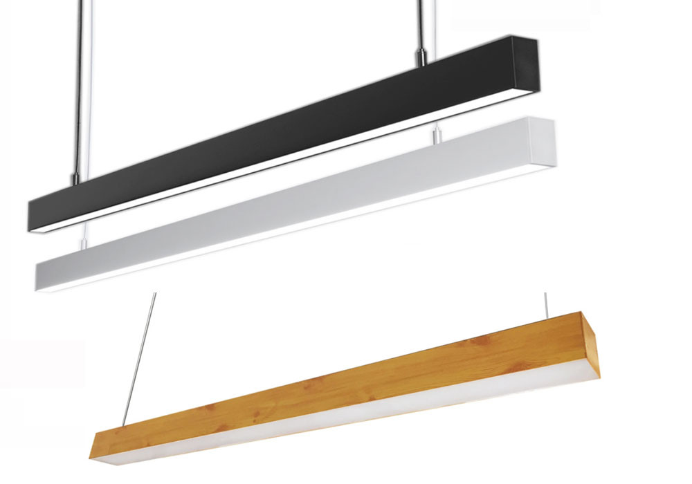 Wholesale IK05 Suspended / Surface Mounted Linear LED Pendant Lighting With Seamless Connection from china suppliers