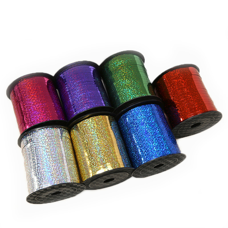 Wholesale 450m Plastic Ribbon Roll Holographic Customized Balloon Decoration from china suppliers