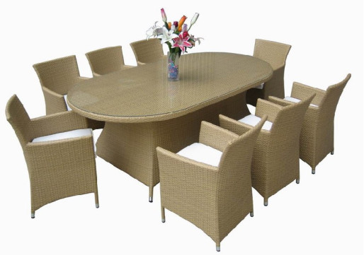 Wholesale Outdoor furniture wicker dinning table--9069 from china suppliers