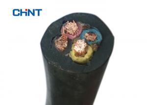 Wholesale Multi Core Rubber Insulated Cable , Black Rubber Cable Rated Voltage 450/750V from china suppliers