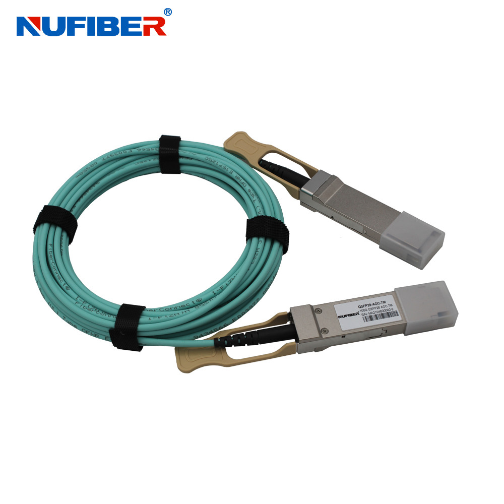 QSFP+ To QSFP+ Aoc Active Optical Cable Low Power Consumption For Cisco Huawei for sale