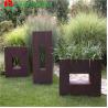 Buy cheap Custom Outdoor Flower Pot Planters Large Metal Big Garden Box Planters from wholesalers