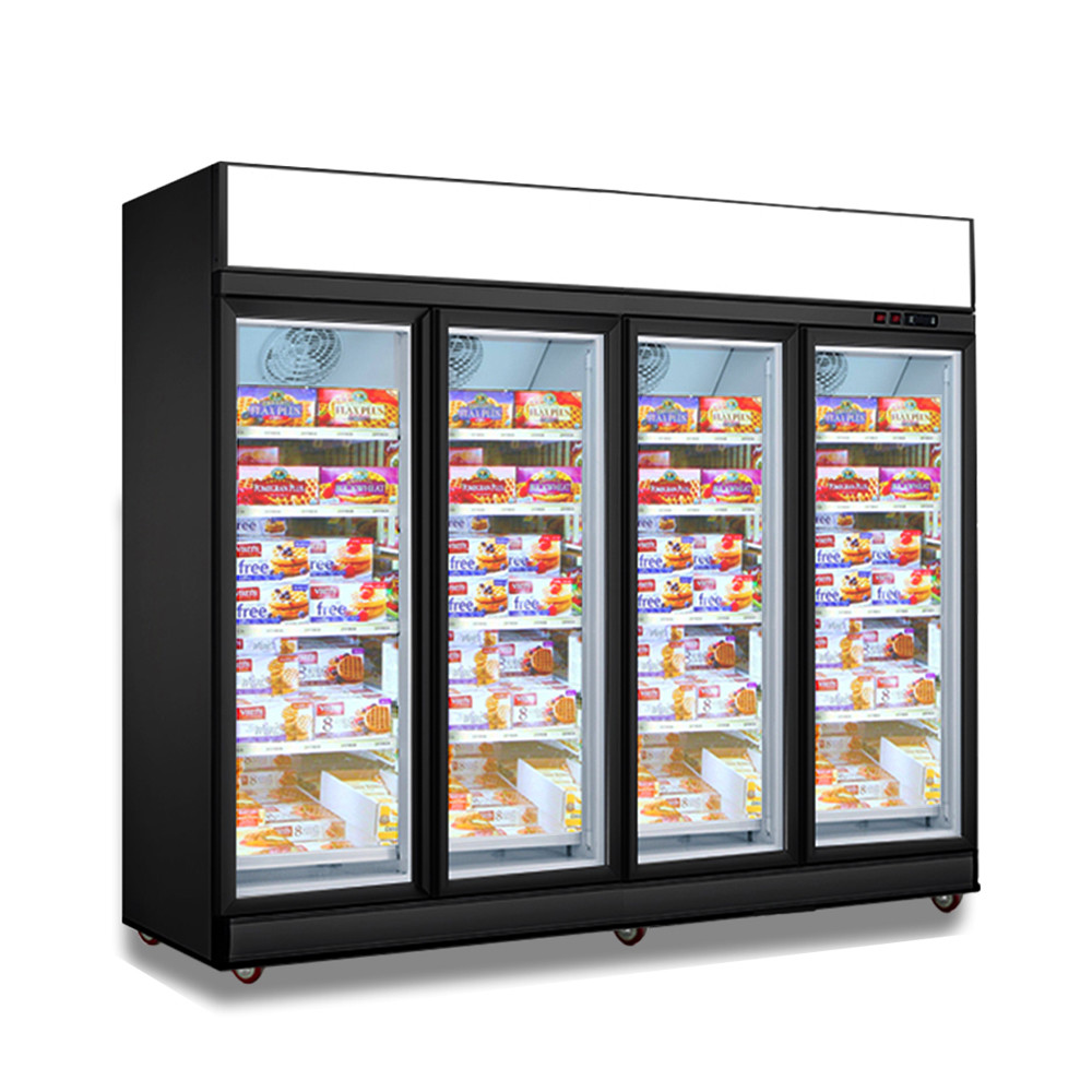 Wholesale Commercial Upright Vertical Cooler and Freezer Glass Door Display Showcase from china suppliers
